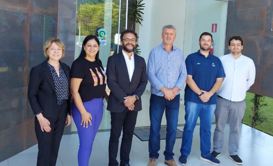 Reunião com o prefeito de Bom Jesus do Sul, Helio Surdi