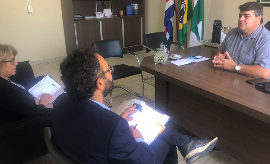 Reunião em Indianópolis, com o prefeito Juliano Cordeiro