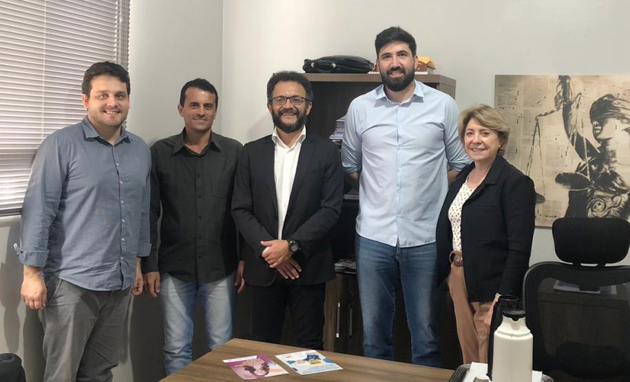 Reunião com secretários em Bela Vista da Caroba