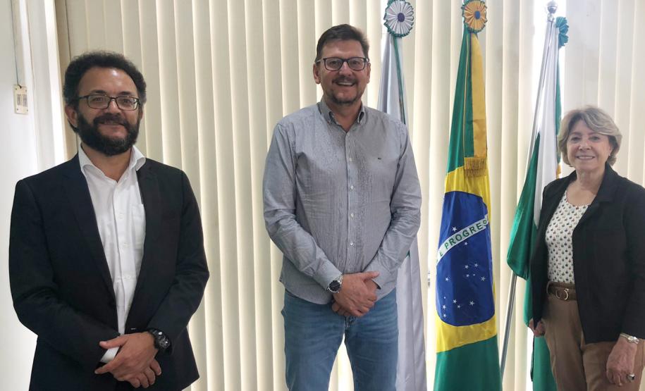 Em Pérola do Oeste, encontro com o prefeito Edsom Bagetti
