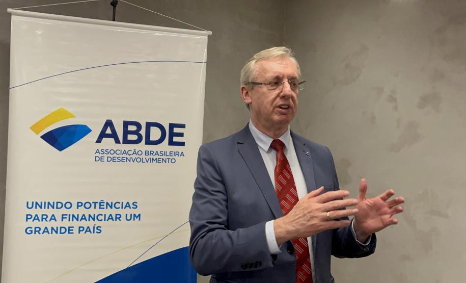 O presidente da Financiadora de Estudos e Projetos (Finep), Celso Pansera, foi eleito o novo presidente da ABDE