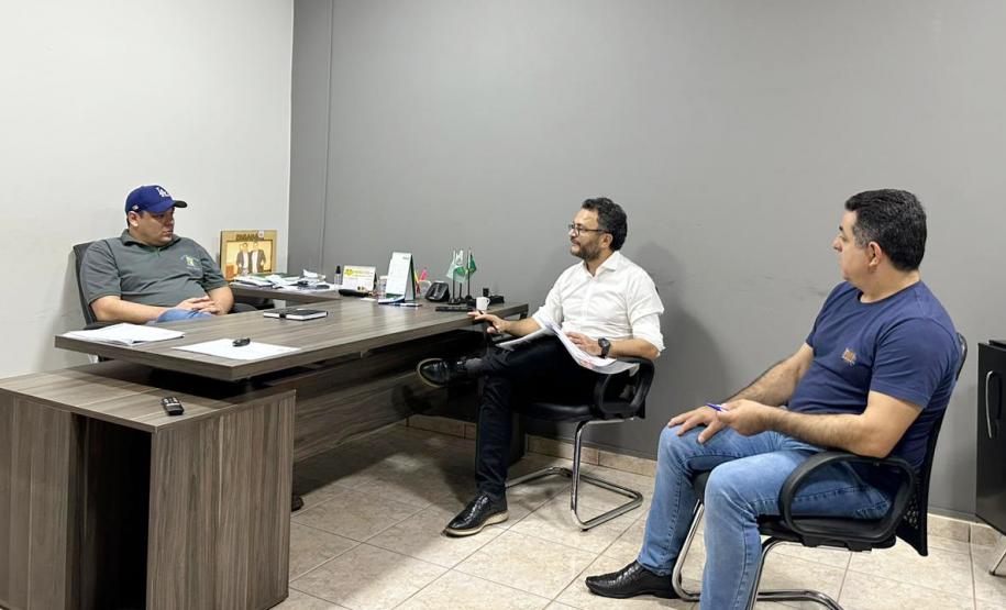 Em Santa Monica a recepção foi com o prefeito Luan Frazatto