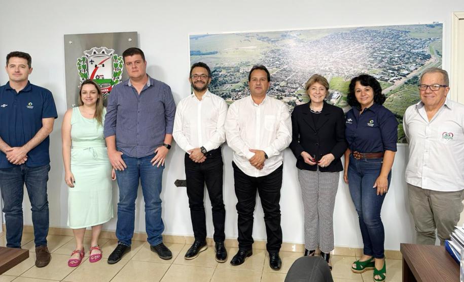 Em Tapejara a reunião foi com o vice-prefeito Rogério Francischini,