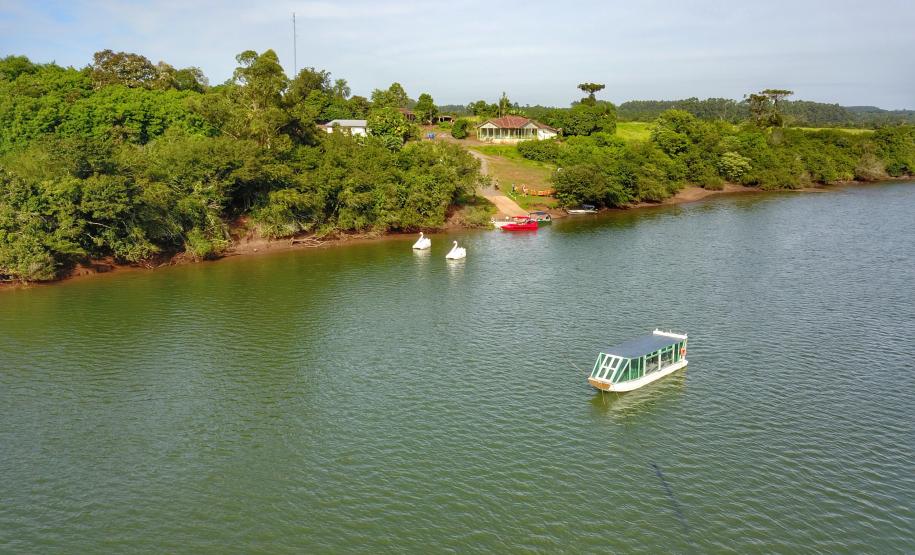 Vista do rio Iguaçu em Capanema - Parque Nacional Iguaçu