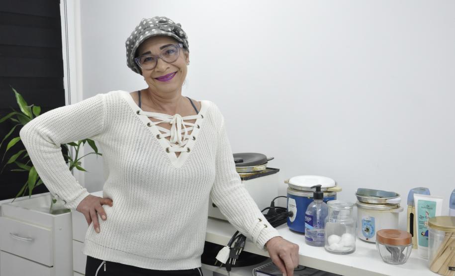 Marcia Bernini, esteticista e proprietária da Macbela Beleza e Estética.