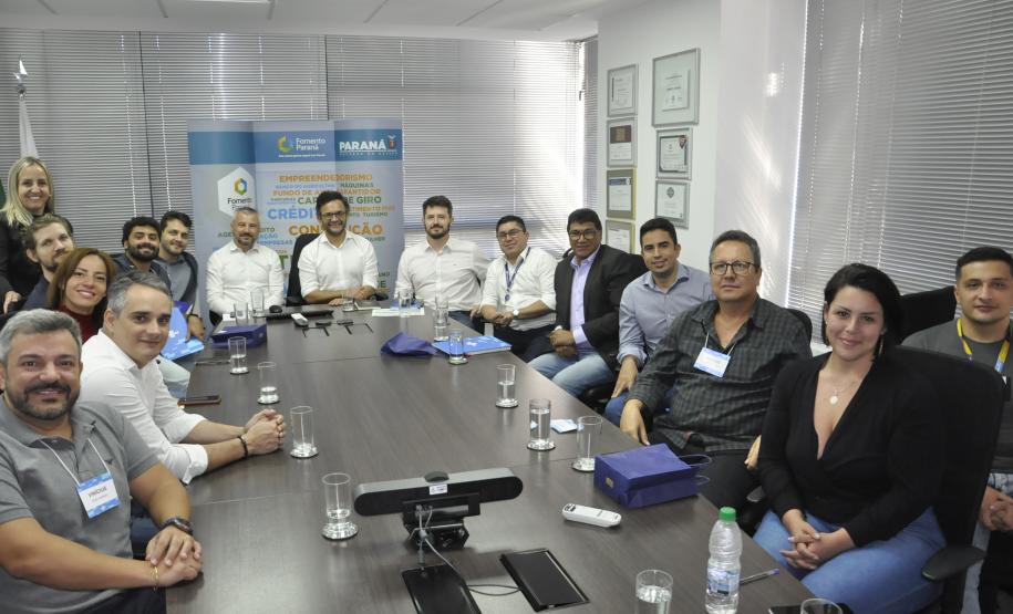 Fomento Paraná recebe representantes de agências de fomento e do Sebrae de outros estados