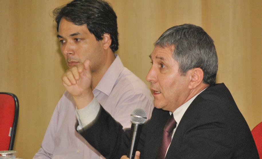 Diretor de Pesquisa Daniel Nojima, Diretor Presidente do Ipardes Dimar Mendes Lourenço.