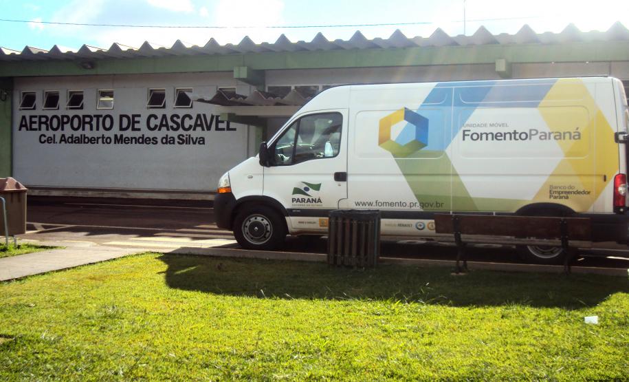 Fomento Móvel percorre Cascavel para divulgar linhas de crédito.
