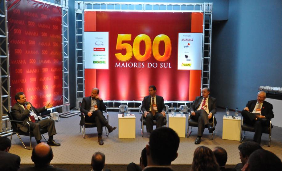 Fomento Paraná é destaque no ranking das 500 maiores do Sul 2013 Pelo terceiro ano consecutivo, a Fomento Paraná, instituição financeira de desenvolvimento do Governo do Paraná, é destaque no ranking empresarial das 500 Maiores do Sul. A empresa ficou em 1º lugar nos quesitos “liquidez” e “menor endividamento”, na 2ª colocação em “rentabilidade sobre a receita” e 5º lugar em “capital de giro” entre as 100 maiores empresas paranaenses.
