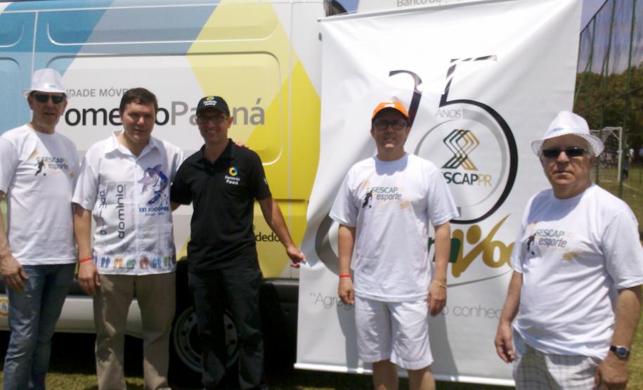 A unidade móvel da Fomento Paraná esteve na 21ª edição dos Jogos dos Contabilistas do Paraná (JocoPar), realizada no litoral do Estado neste final de semana.