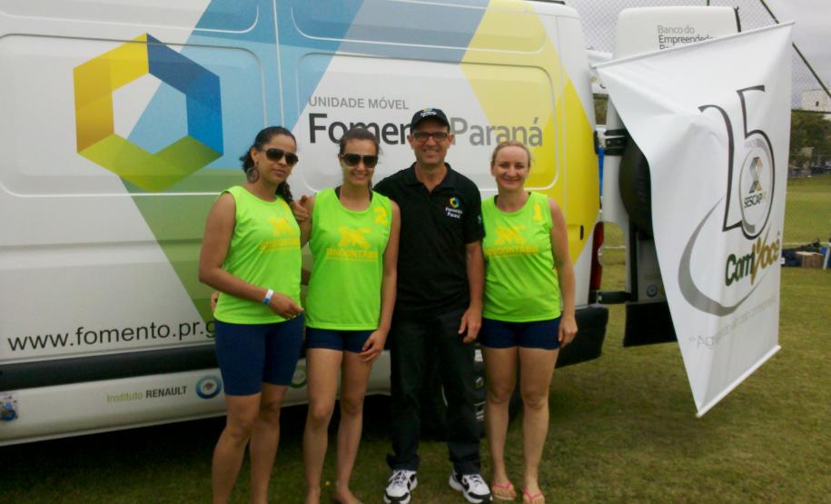 A unidade móvel da Fomento Paraná esteve na 21ª edição dos Jogos dos Contabilistas do Paraná (JocoPar), realizada no litoral do Estado neste final de semana.