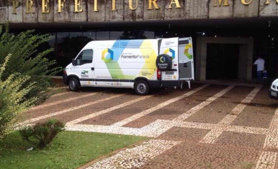 Unidade móvel em Cascavel.