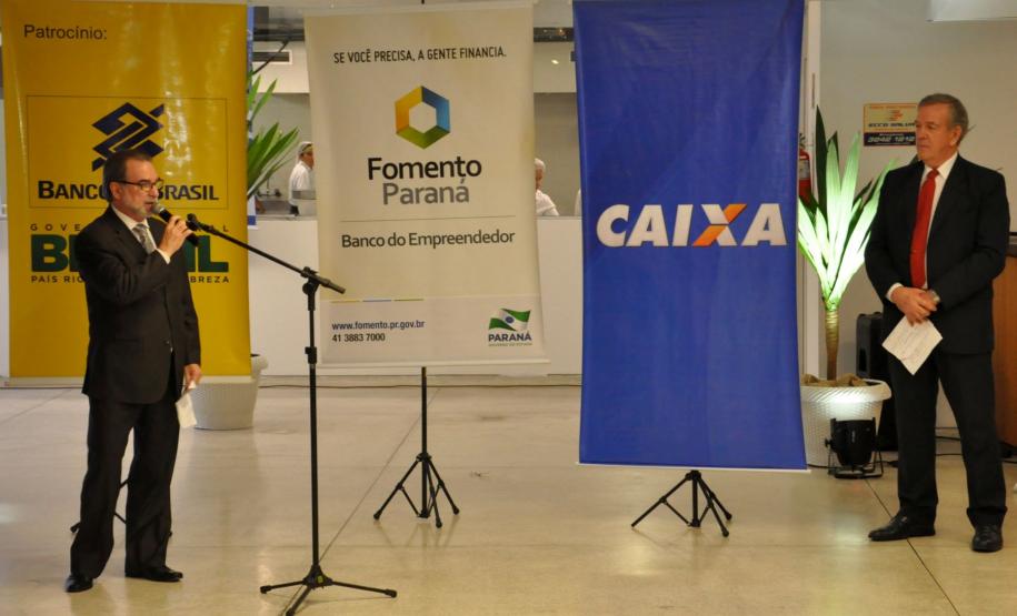 Fomento Paraná comemora 15 anos Discurso do presidente da Fomento Paraná, Juraci Barbosa, durante comemoração dos 15 anos da instituição.