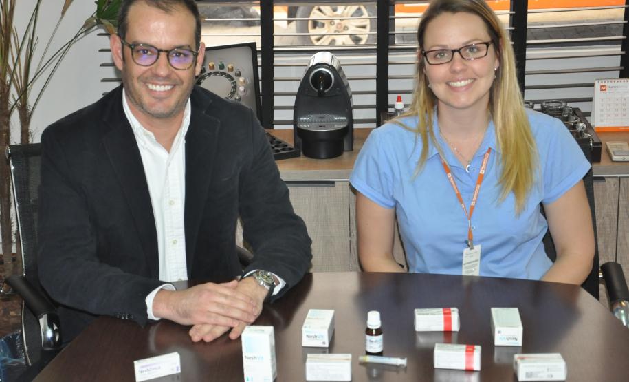 Crédito ajuda distribuidora a inovar e desenvolver marca própria de medicamentos A Fomento Paraná e a distribuidora de medicamentos curitibana Nunesfarma assinaram nesta quarta-feira (12) um contrato de financiamento de R$ 3,9 milhões pela linha Inovacred. Este é o segundo contrato nesta linha que a Fomento Paraná assina em 2014.