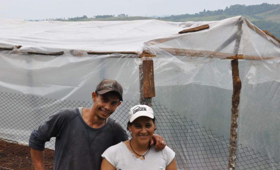 Microcrédito impulsiona empreendimentos no Interior Janete Correa da Costa, agricultora de Porto Barreiro, financiou horata irrigada pelo Paraná Juro Zero, da Fomento Paraná.