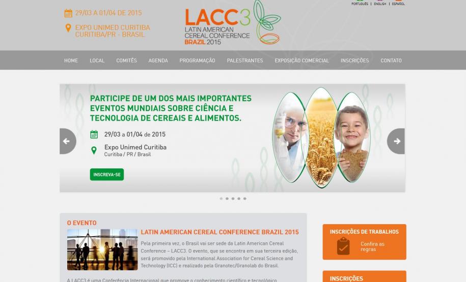 A Fomento Paraná participará da Latin American Cereal Conference – LACC3, que será realizada no ExpoUnimed, em Curitiba, de 29 de março a 1º de abril.