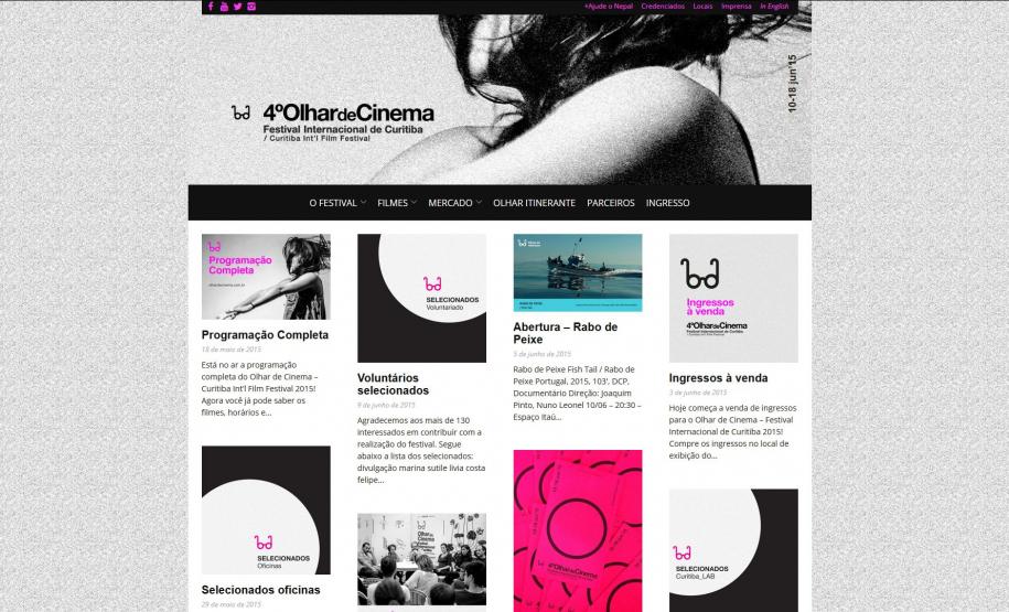 A 4ª edição do Festival Internacional de Cinema de Curitiba, que será realizada entre 10 e 18 de junho, ocupando cinco salas de exibição da Capital, tem o apoio da Fomento Paraná, por meio da Lei Rouanet.