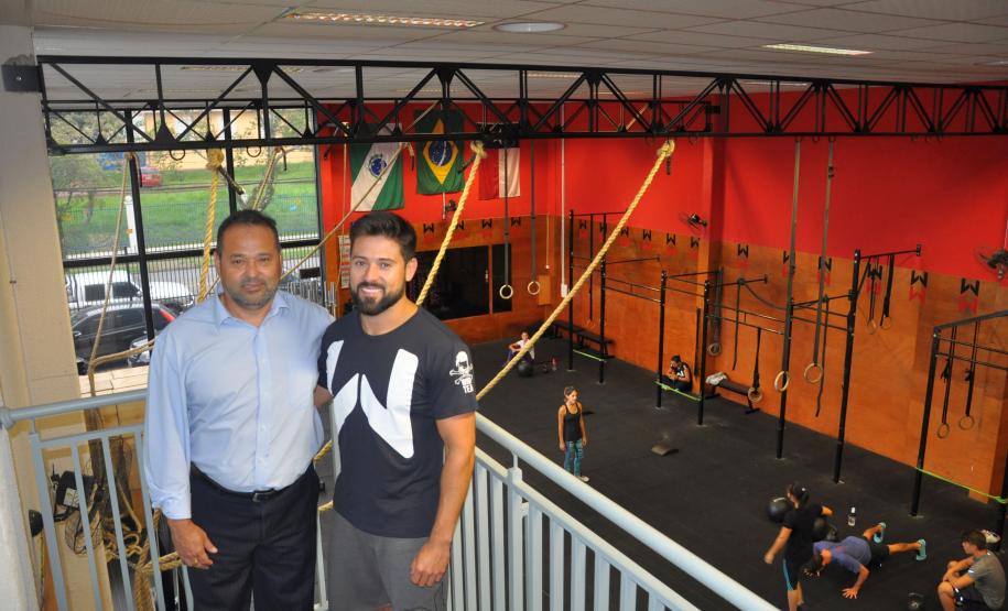 Jeferson e Rafael Ramos, empreendedores da Crossfit Widia, de Curitiba.
