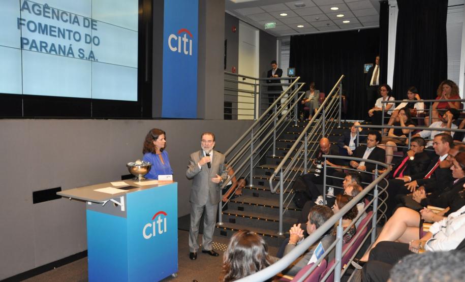 A Fomento Paraná, instituição financeira de desenvolvimento do Governo do Paraná, foi a vencedora da 10ª edição do “Prêmio Citi Melhores Microempreendimentos” (www.pcmm.com.br) na categoria Gestão Inovadora para Instituições de Microfinanças.