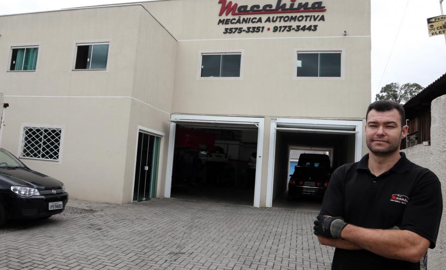 Empreendedor Moacir Xavier, da Macchina Mecânica Automotiva.