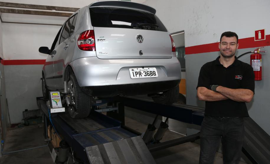 Empreendedor Moacir Xavier, da Macchina Mecânica Automotiva.