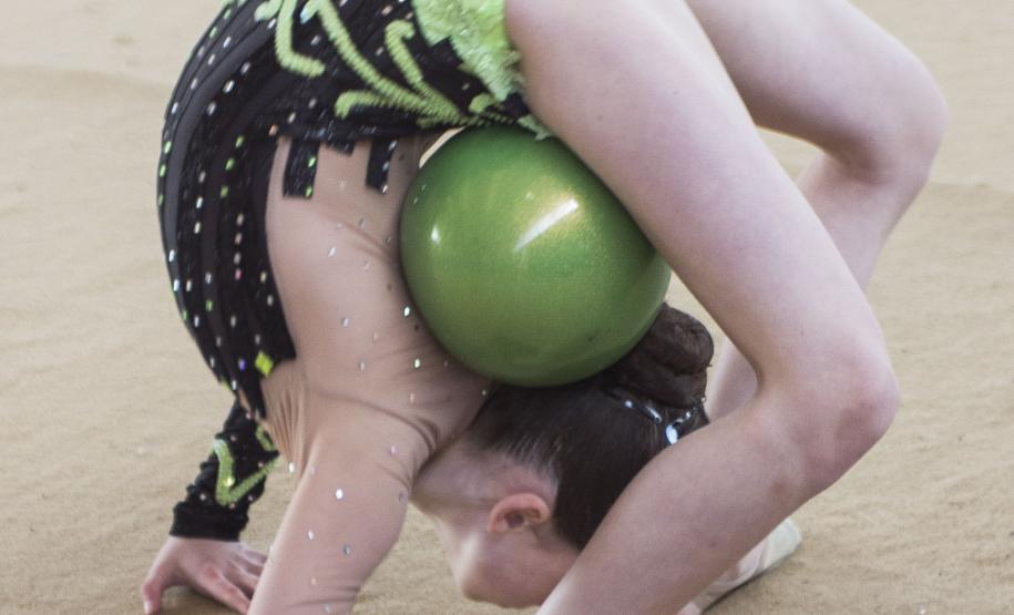 Equipe da Associação de Ginástica Rítmica, patrocinada pela Fomento Paraná. Foto: Pedro Ribas/ANPr