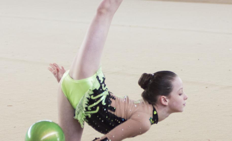 Equipe da Associação de Ginástica Rítmica, patrocinada pela Fomento Paraná. Foto: Pedro Ribas/ANPr
