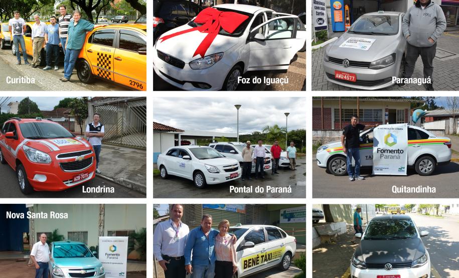 De janeiro a agosto, a instituição financeira de desenvolvimento do Governo do Estado recebeu mais de 400 pedidos de crédito para aquisição de veículos novos ou para conversão de motores (para uso de GNV) para prestação de serviços de táxi em todas as regiões do estado. Curitiba, 22/08/2016.Foto: Divulgação Fomento Paraná