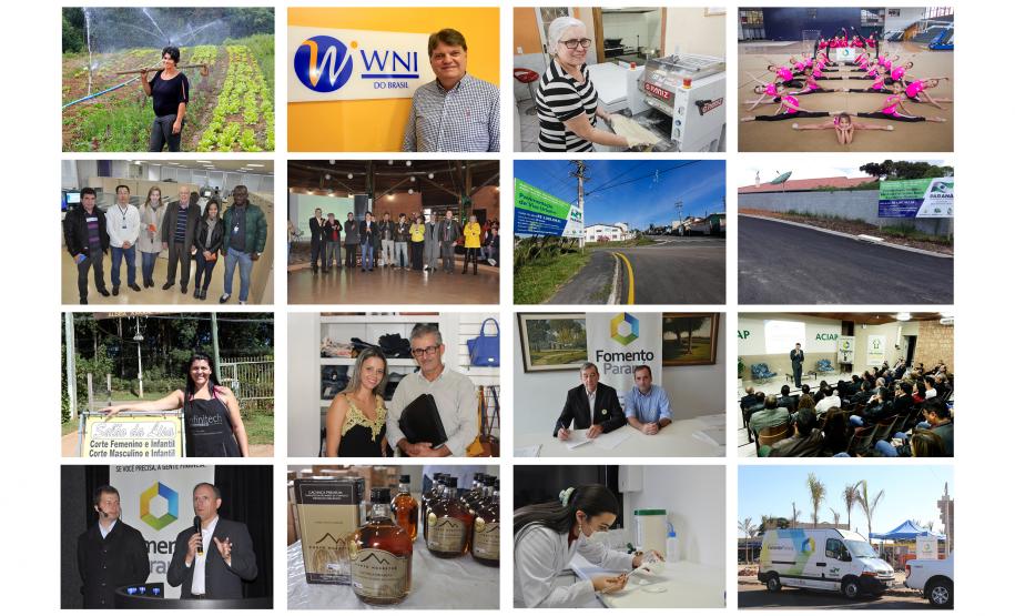 A Fomento Paraná atua no financiamento aos municípios, para obras e aquisição de máquinas e equipamentos, e na oferta de crédito de baixo custo para apoiar investimentos de empreendedores privados de micro, pequeno e médio porte, em todas as regiões do estado.