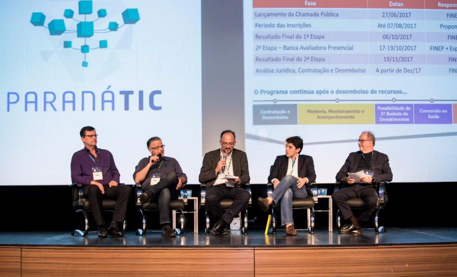 Fomento Paraná apoiou evento realizado em julho, em Foz do Iguaçu, com empresas de todo o país que atuam na área de Tecnologia da Informação e Comunicação. Entre as discussões estava o financiamento a startups