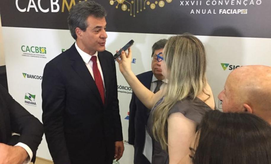 Evento está sendo realizado em Foz do Iguaçu (18 a 20 de outubro) e é organizado pela Federação das Associações Comerciais e Empresariais do Paraná (FACIAP) e pela Confederação das Associações Comerciais e Empresariais do Brasil (CACB).