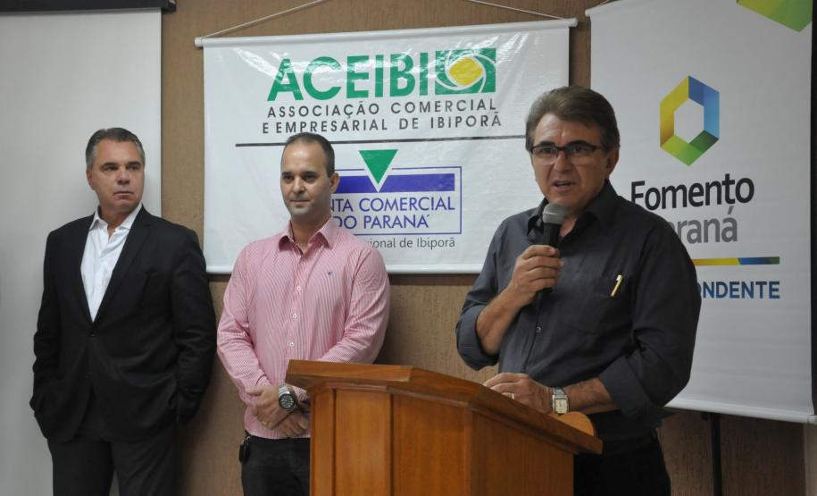 A Instituição financeira do Governo do Estado e a Associação Comercial e Empresarial de Ibiporã formalizaram parceria para a ACEIBI operar como Correspondente em financiamentos de projetos de empresas de micro, pequeno e médio porte, em valores a partir de R$ 20 mil até R$ 1,5 milhão