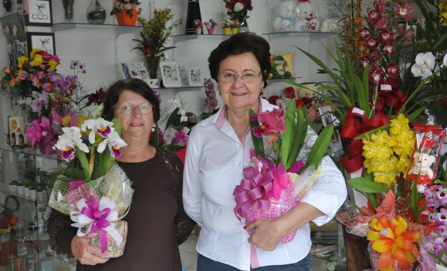 Marilde Nesello, de Toledo, transformou um orquidário em uma loja para comercializar flores e presentes e usa o microcrédito da Fomento Paraná como capital de giro.