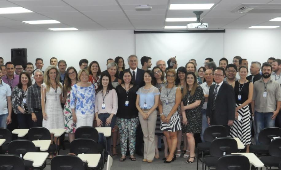 Evento de Avaliação e Desempenho 2019 e Planejamento Estratégico 2019 da Fomento Paraná, organizado pela ASSEAF e Assessoria de Planejamento Estratégico, com patrocínio da Caixa Econômica Federal.