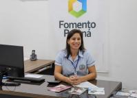 Eliane Schuback Franciscatti atua como agente de crédito em Guaíra 