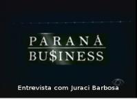 Diretor-presidente da Fomento Paraná, Juraci Barbosa Sobrinho, em entrevista no programa da Band, Paraná Business, para o jornalista José Wille.